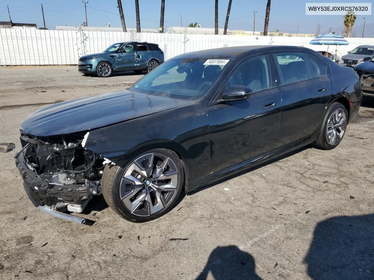 2024 BMW I7 xDrive60 VIN: WBY53EJ0XRCS76320 Lot: 74837954