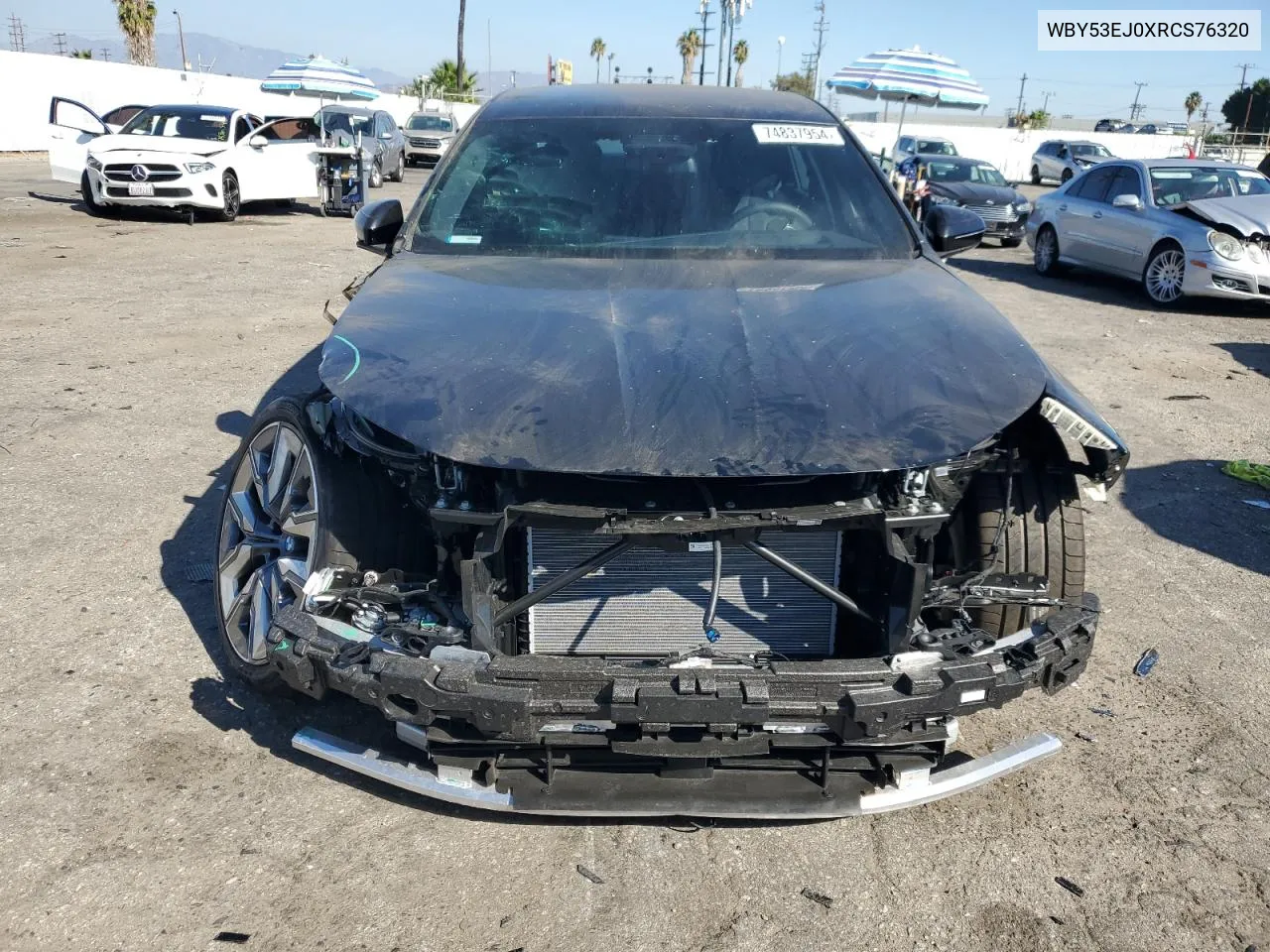 2024 BMW I7 xDrive60 VIN: WBY53EJ0XRCS76320 Lot: 74837954