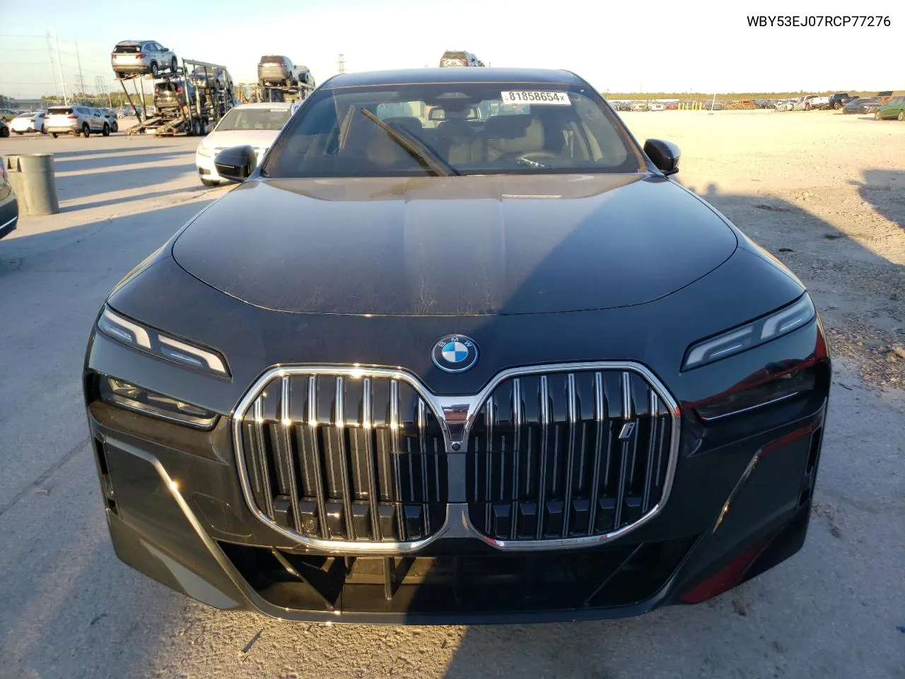 2024 BMW I7 xDrive60 VIN: WBY53EJ07RCP77276 Lot: 81858654