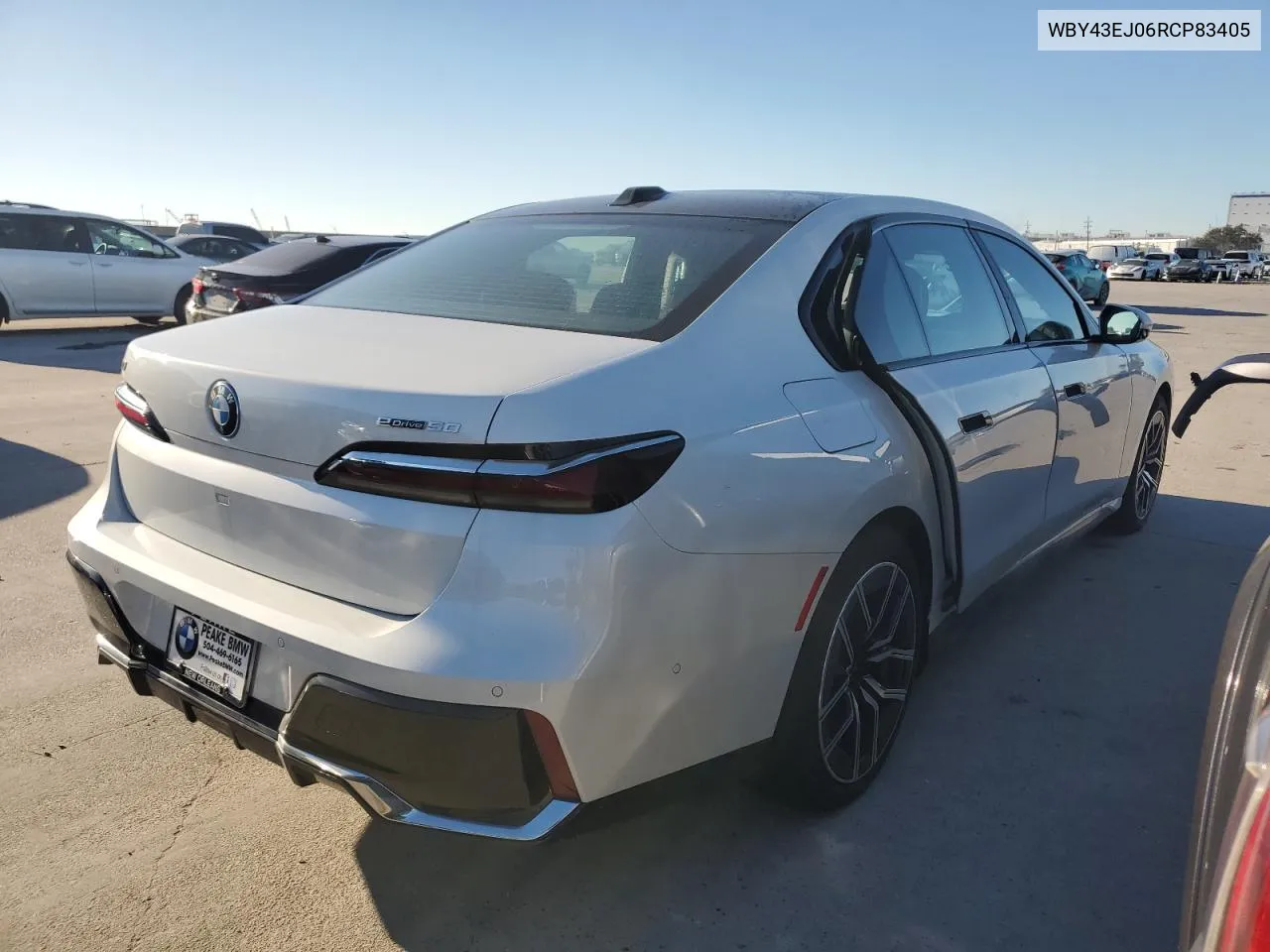 2024 BMW I7 Edrive50 VIN: WBY43EJ06RCP83405 Lot: 81859194