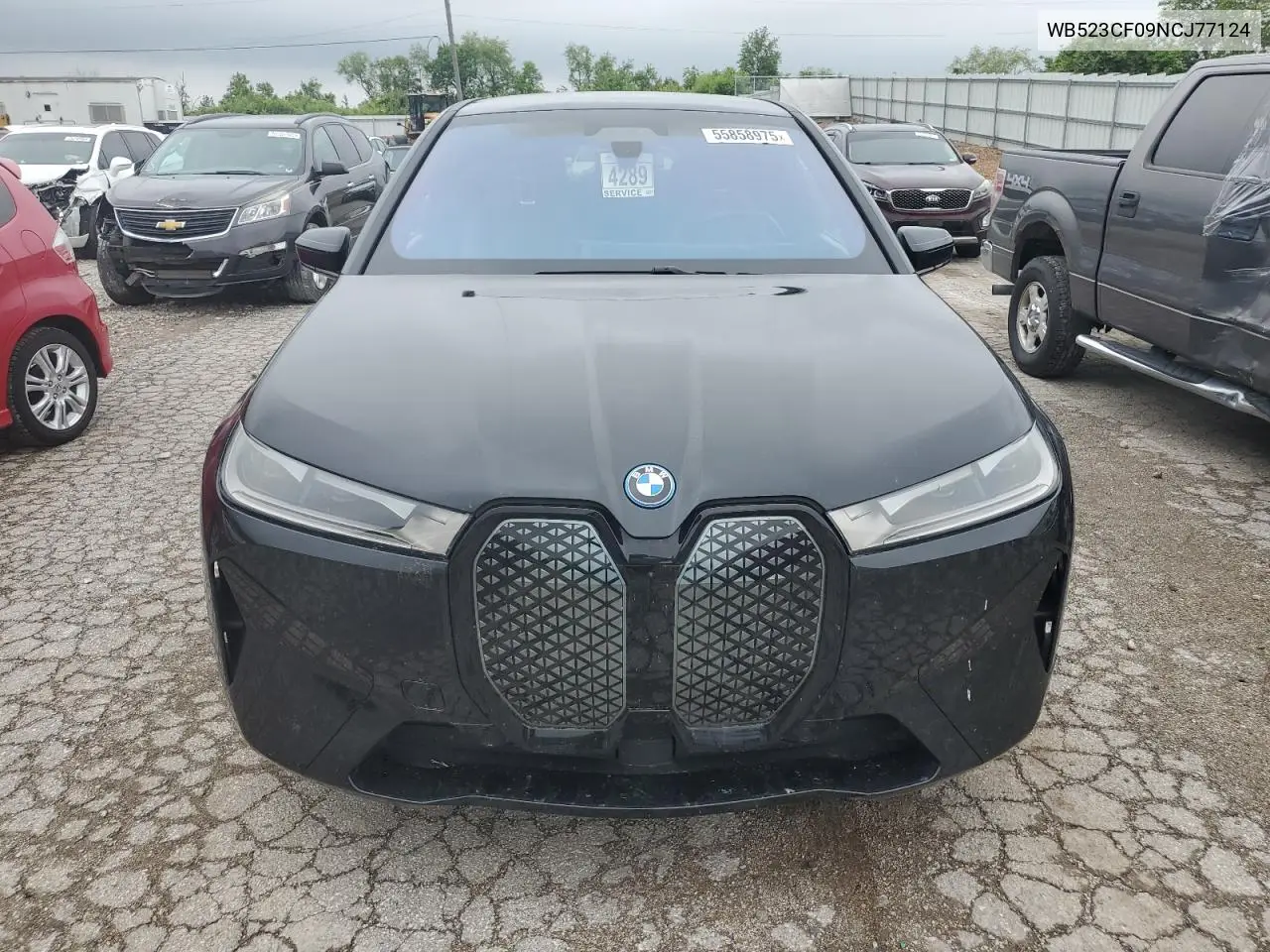 2022 BMW Ix xDrive50 VIN: WB523CF09NCJ77124 Lot: 55858975