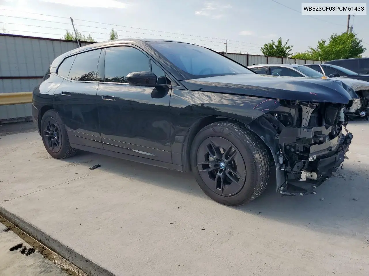 2023 BMW Ix xDrive50 VIN: WB523CF03PCM61433 Lot: 60223135