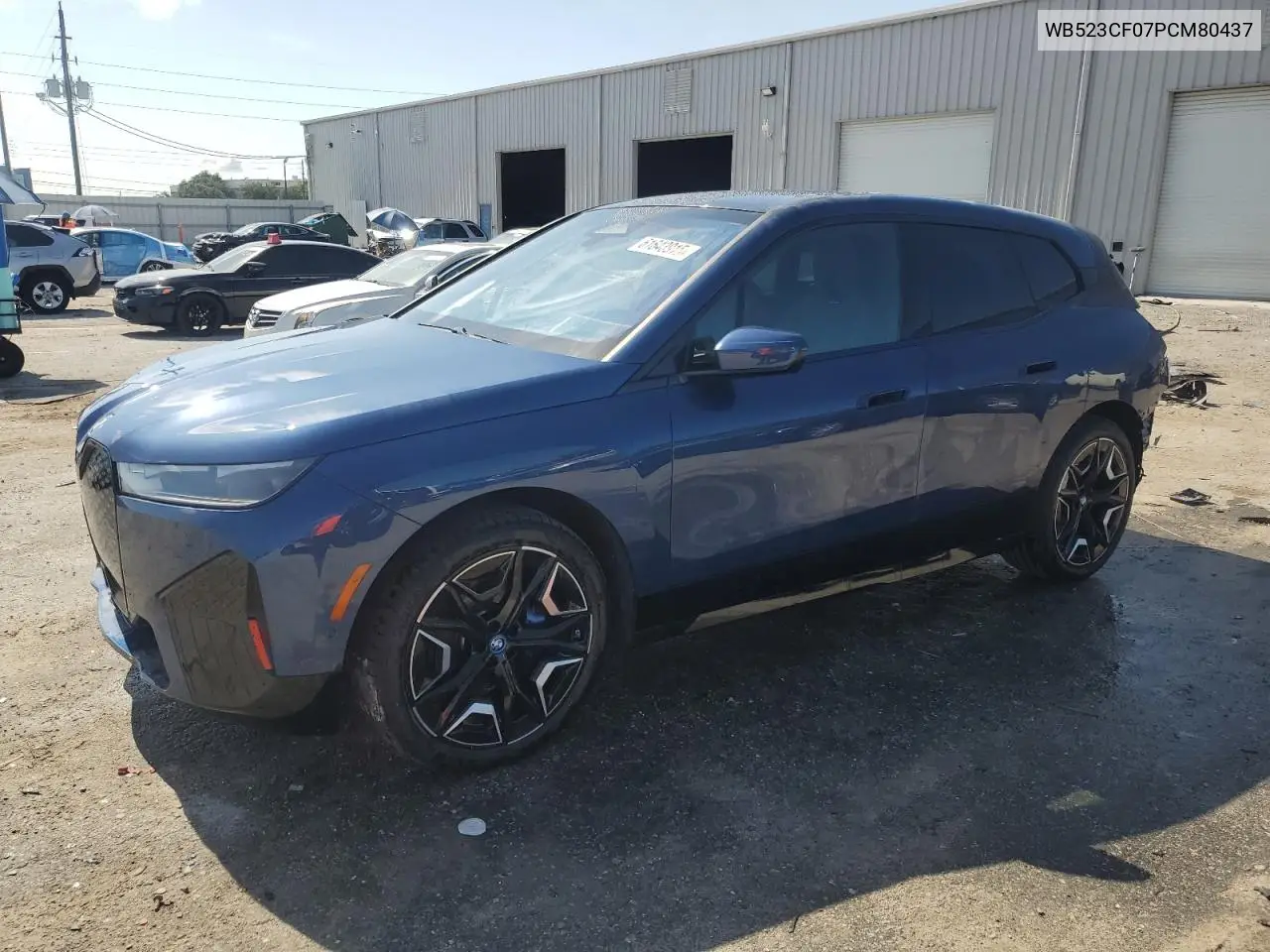 2023 BMW Ix xDrive50 VIN: WB523CF07PCM80437 Lot: 61643915