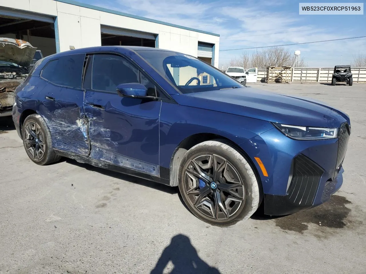 2024 BMW Ix xDrive50 VIN: WB523CF0XRCP51963 Lot: 43805435