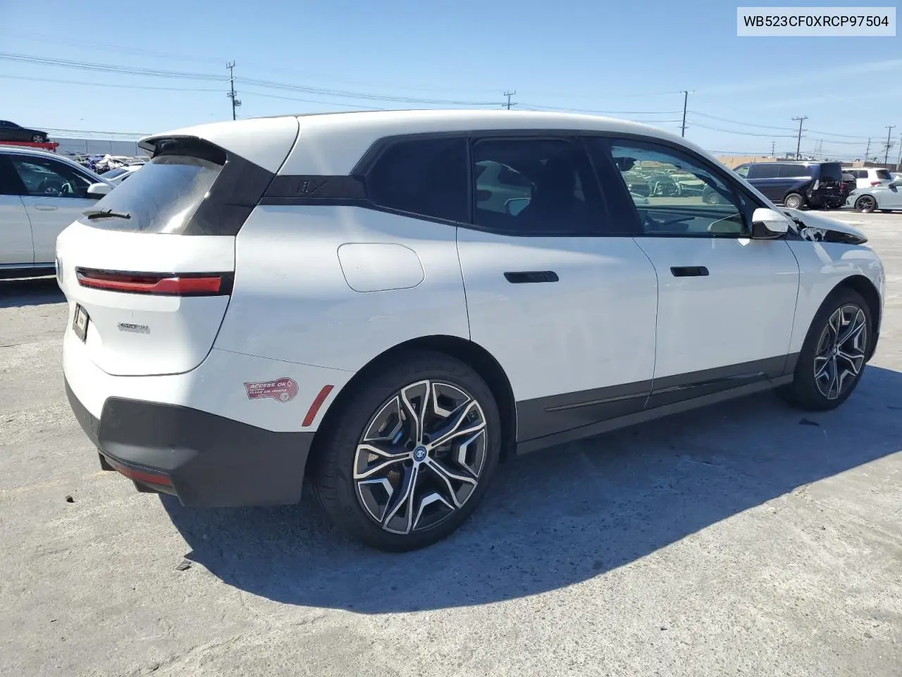 2024 BMW Ix xDrive50 VIN: WB523CF0XRCP97504 Lot: 47464105