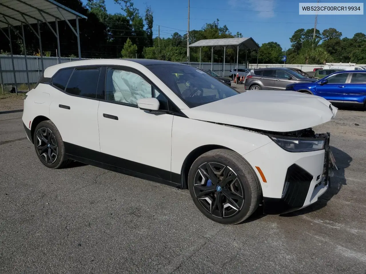 2024 BMW Ix xDrive50 VIN: WB523CF00RCR19934 Lot: 57852015