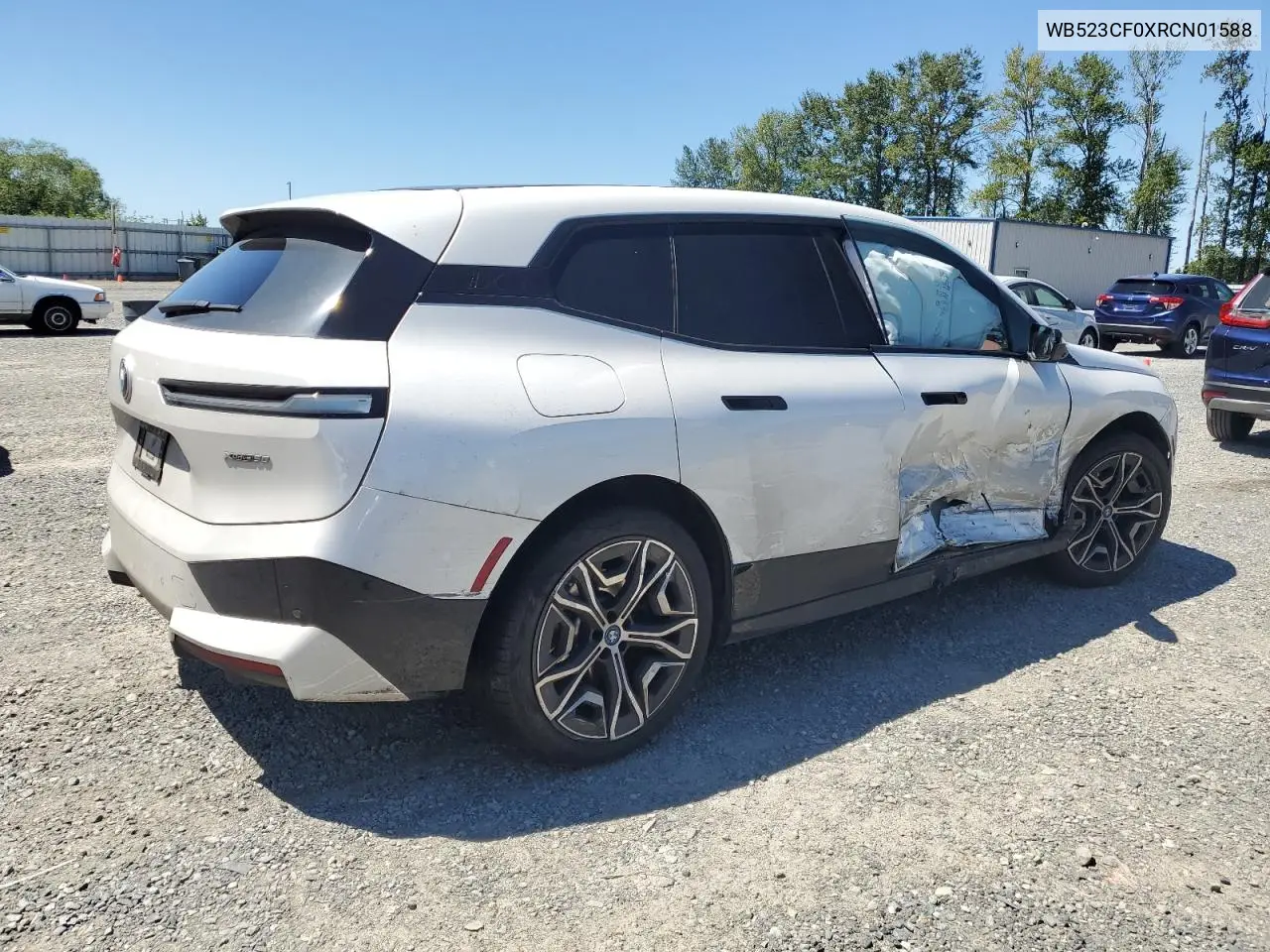 2024 BMW Ix xDrive50 VIN: WB523CF0XRCN01588 Lot: 62568705