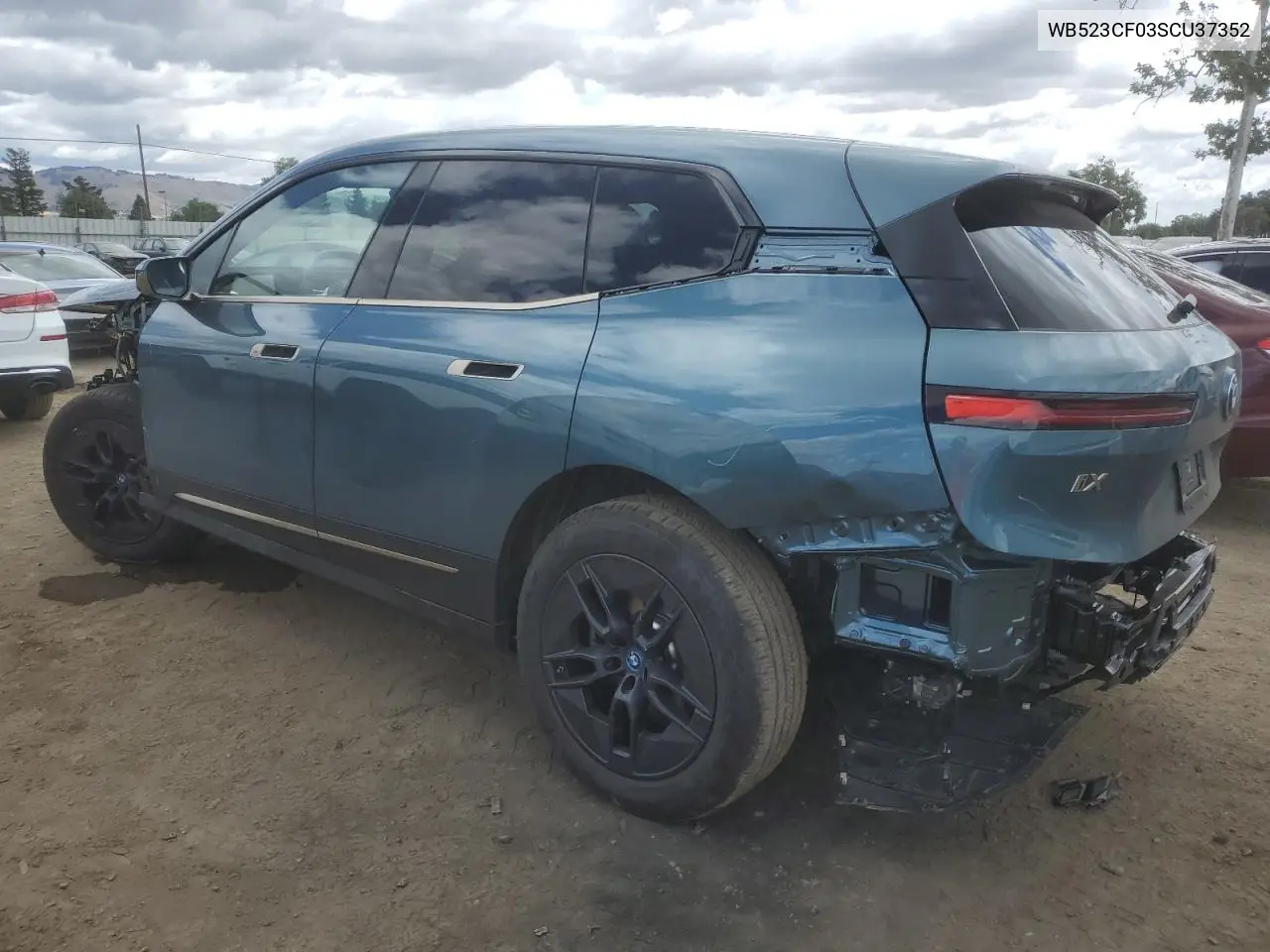 2025 BMW Ix xDrive50 VIN: WB523CF03SCU37352 Lot: 56762485