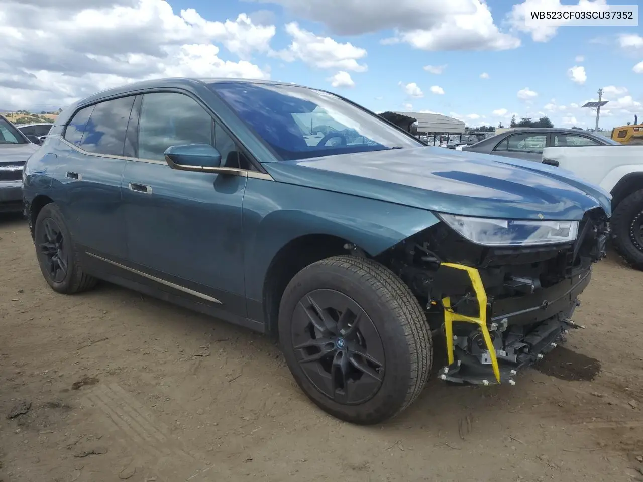 2025 BMW Ix xDrive50 VIN: WB523CF03SCU37352 Lot: 56762485