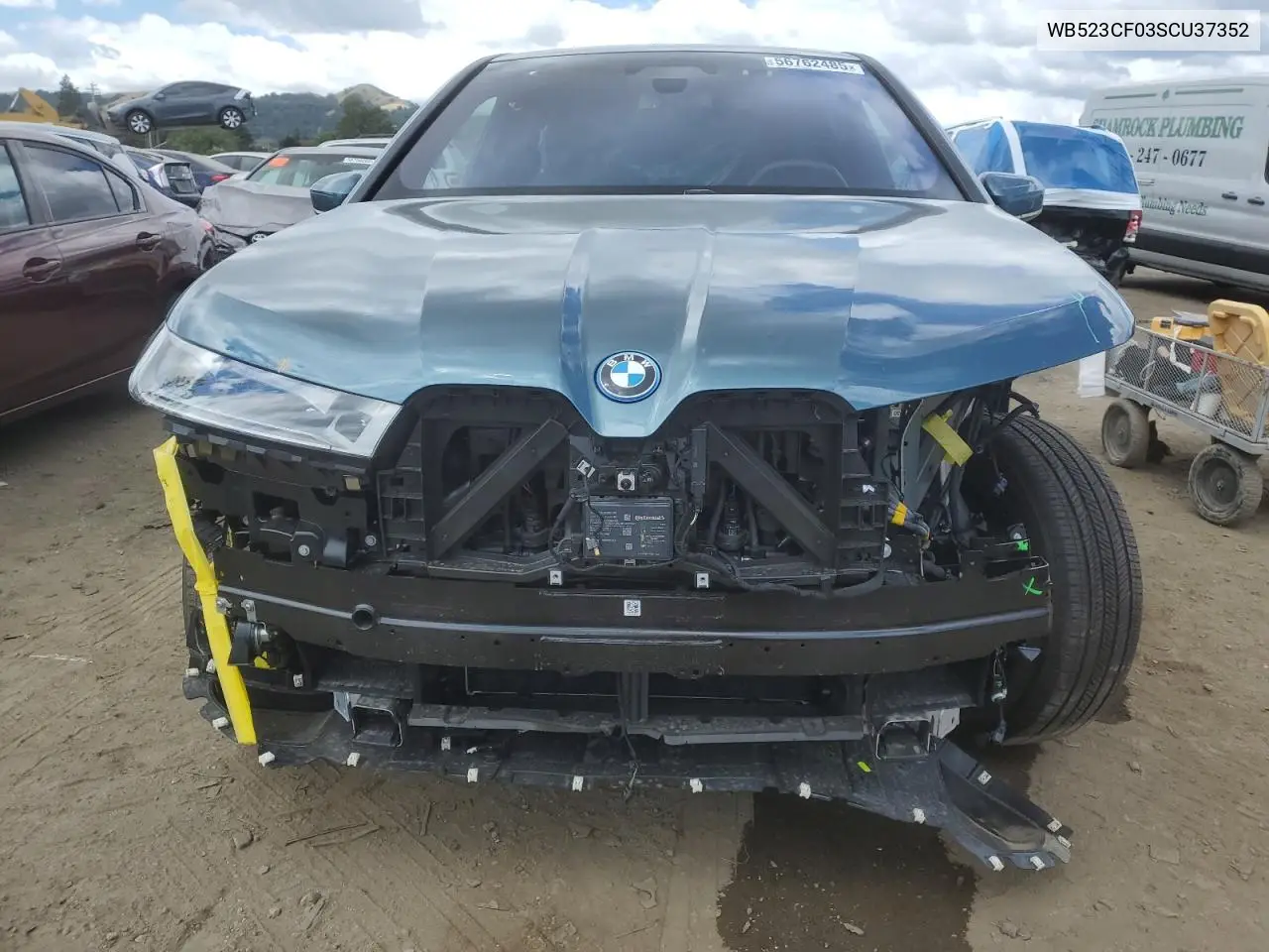 2025 BMW Ix xDrive50 VIN: WB523CF03SCU37352 Lot: 56762485
