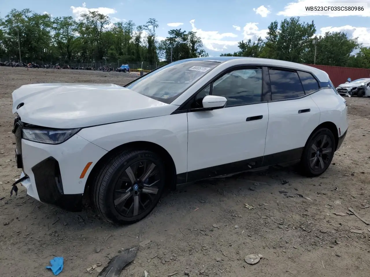 2025 BMW Ix xDrive50 VIN: WB523CF03SCS80986 Lot: 58005775