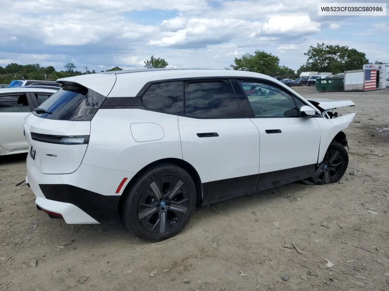 2025 BMW Ix xDrive50 VIN: WB523CF03SCS80986 Lot: 58005775