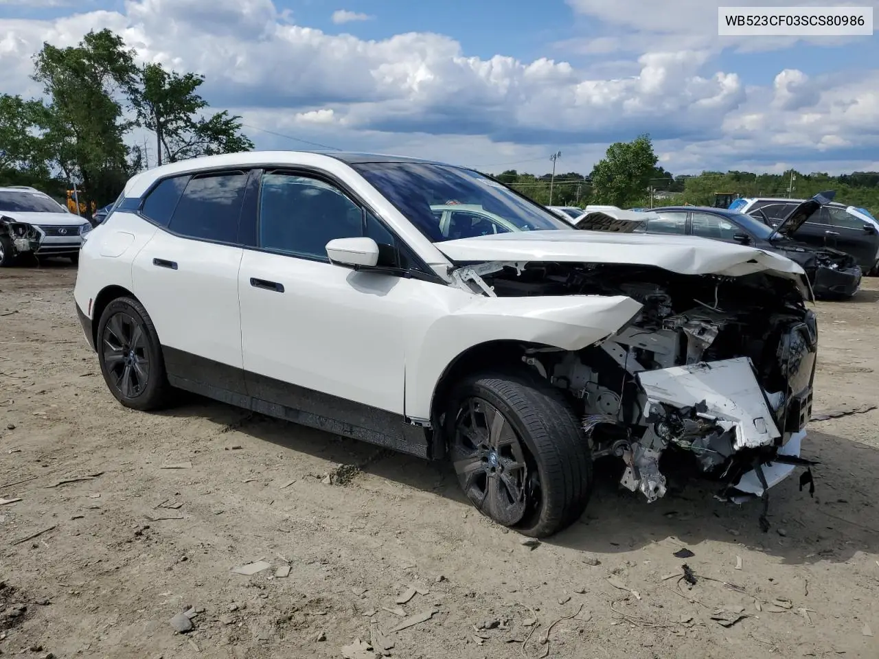 2025 BMW Ix xDrive50 VIN: WB523CF03SCS80986 Lot: 58005775