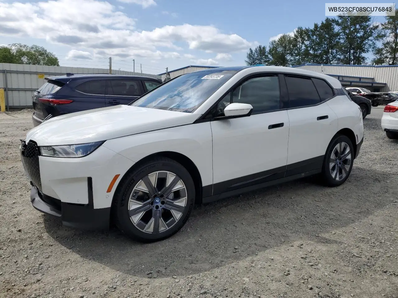 2025 BMW Ix xDrive50 VIN: WB523CF08SCU76843 Lot: 59393735
