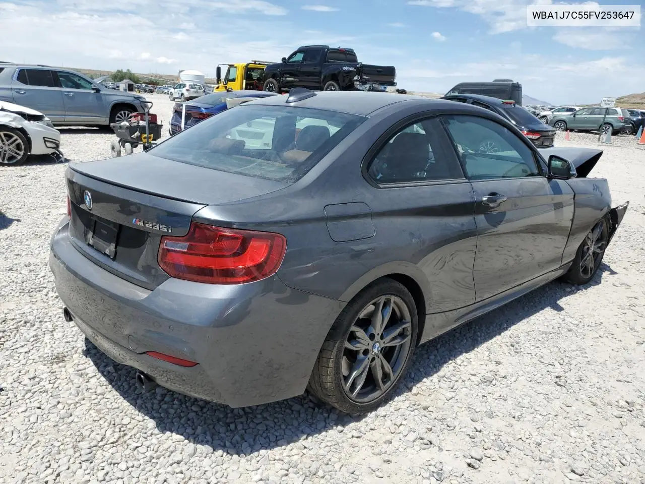 2015 BMW M235I VIN: WBA1J7C55FV253647 Lot: 60231395
