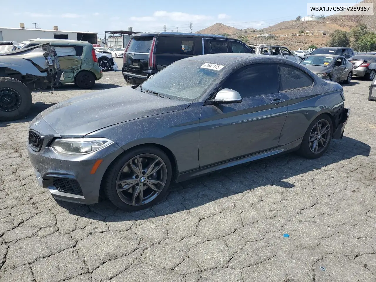 2015 BMW M235I VIN: WBA1J7C53FV289367 Lot: 61647115