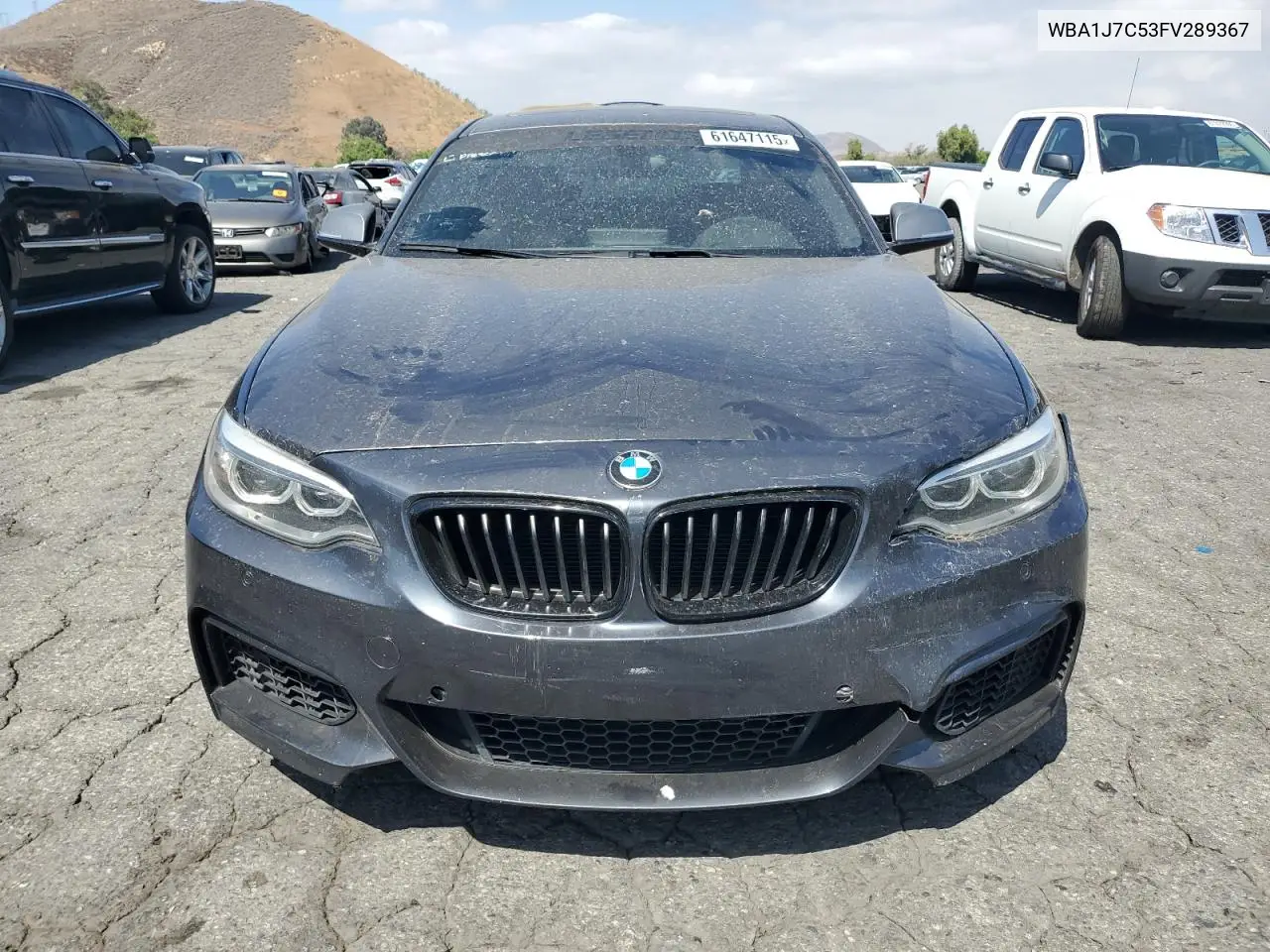 2015 BMW M235I VIN: WBA1J7C53FV289367 Lot: 61647115