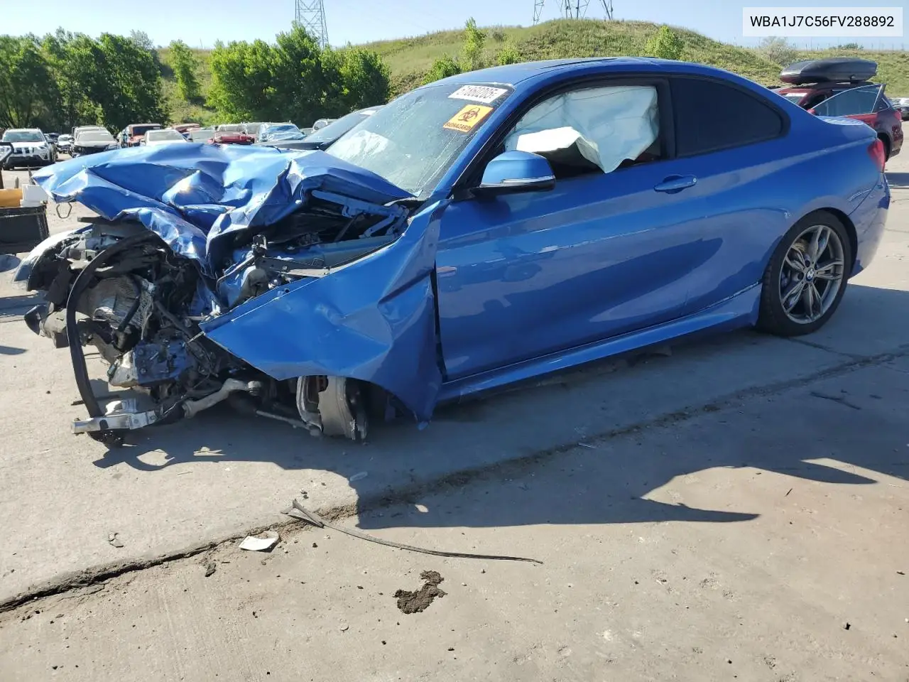 2015 BMW M235I VIN: WBA1J7C56FV288892 Lot: 61860205