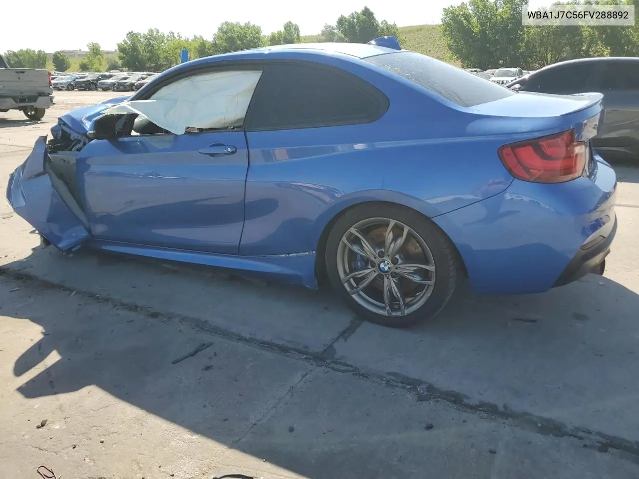 2015 BMW M235I VIN: WBA1J7C56FV288892 Lot: 61860205