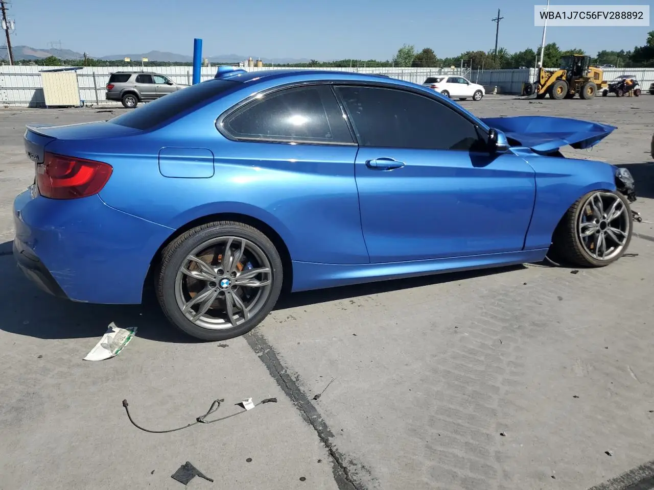2015 BMW M235I VIN: WBA1J7C56FV288892 Lot: 61860205