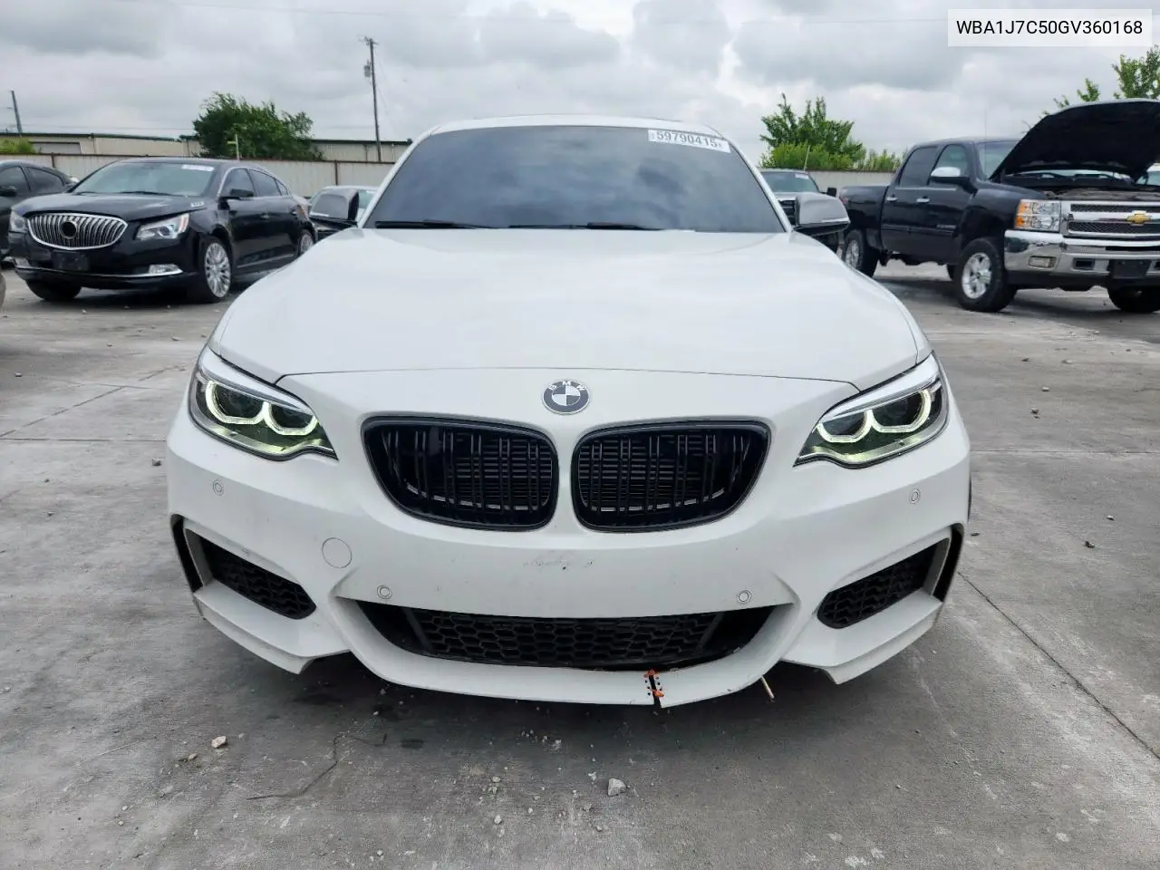 2016 BMW M235I VIN: WBA1J7C50GV360168 Lot: 59790415