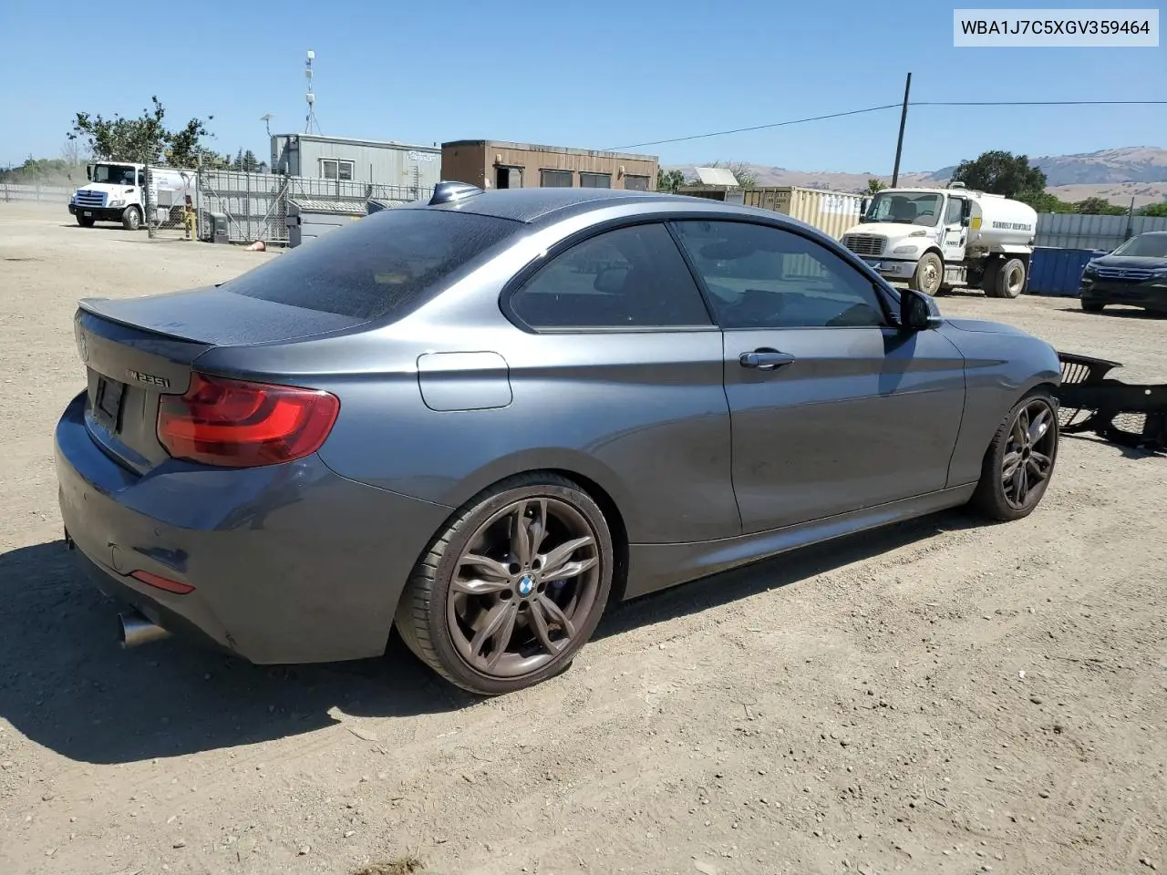 2016 BMW M235I VIN: WBA1J7C5XGV359464 Lot: 61499175