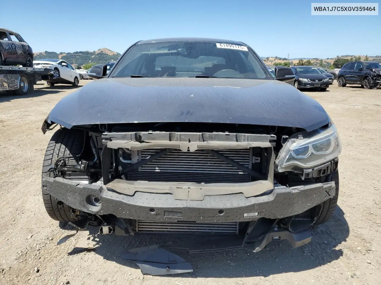 2016 BMW M235I VIN: WBA1J7C5XGV359464 Lot: 61499175