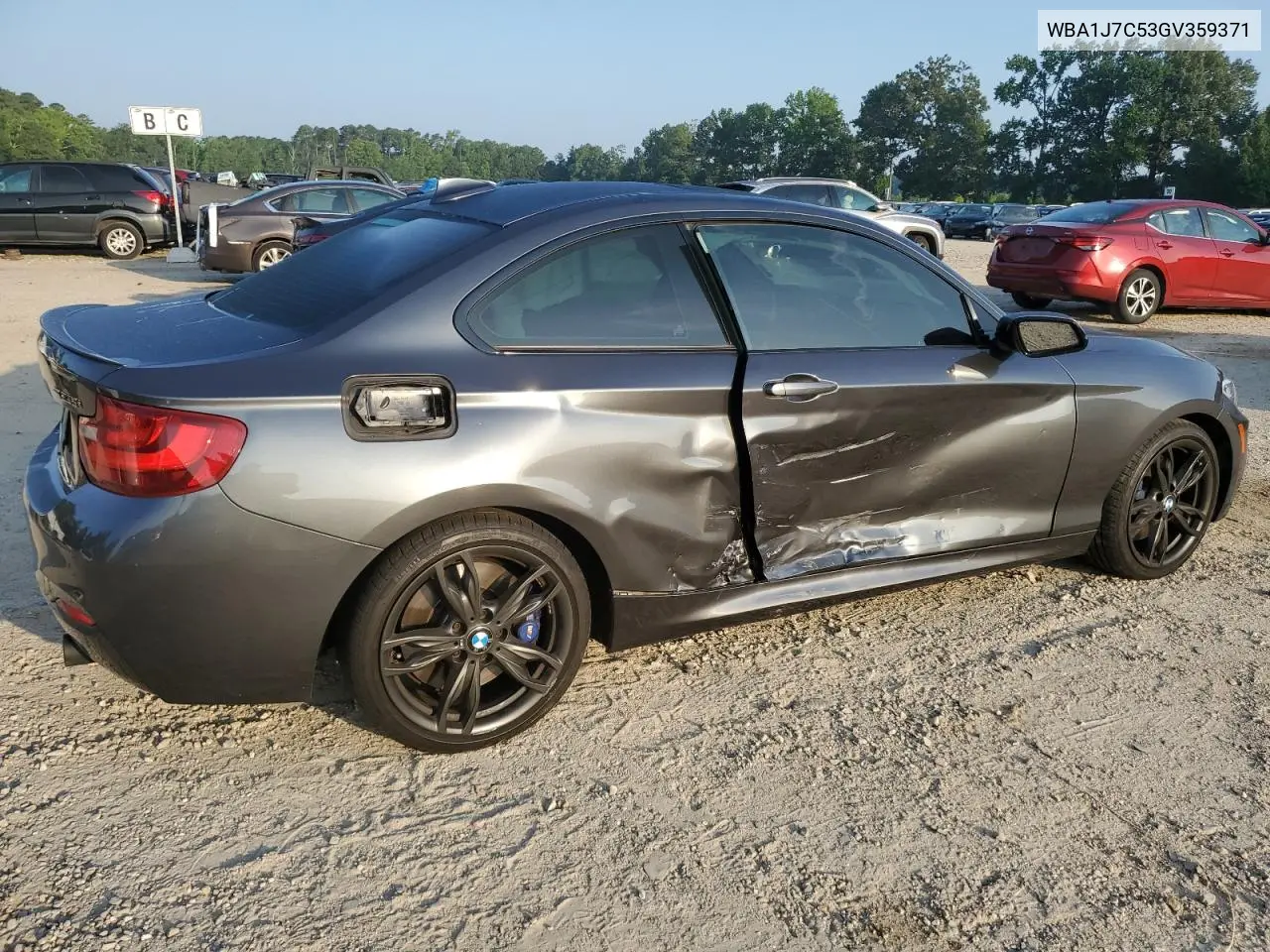 2016 BMW M235I VIN: WBA1J7C53GV359371 Lot: 62211675
