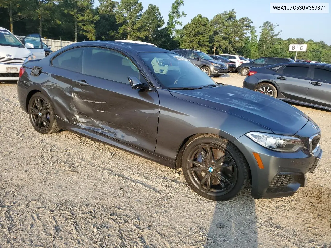 2016 BMW M235I VIN: WBA1J7C53GV359371 Lot: 62211675