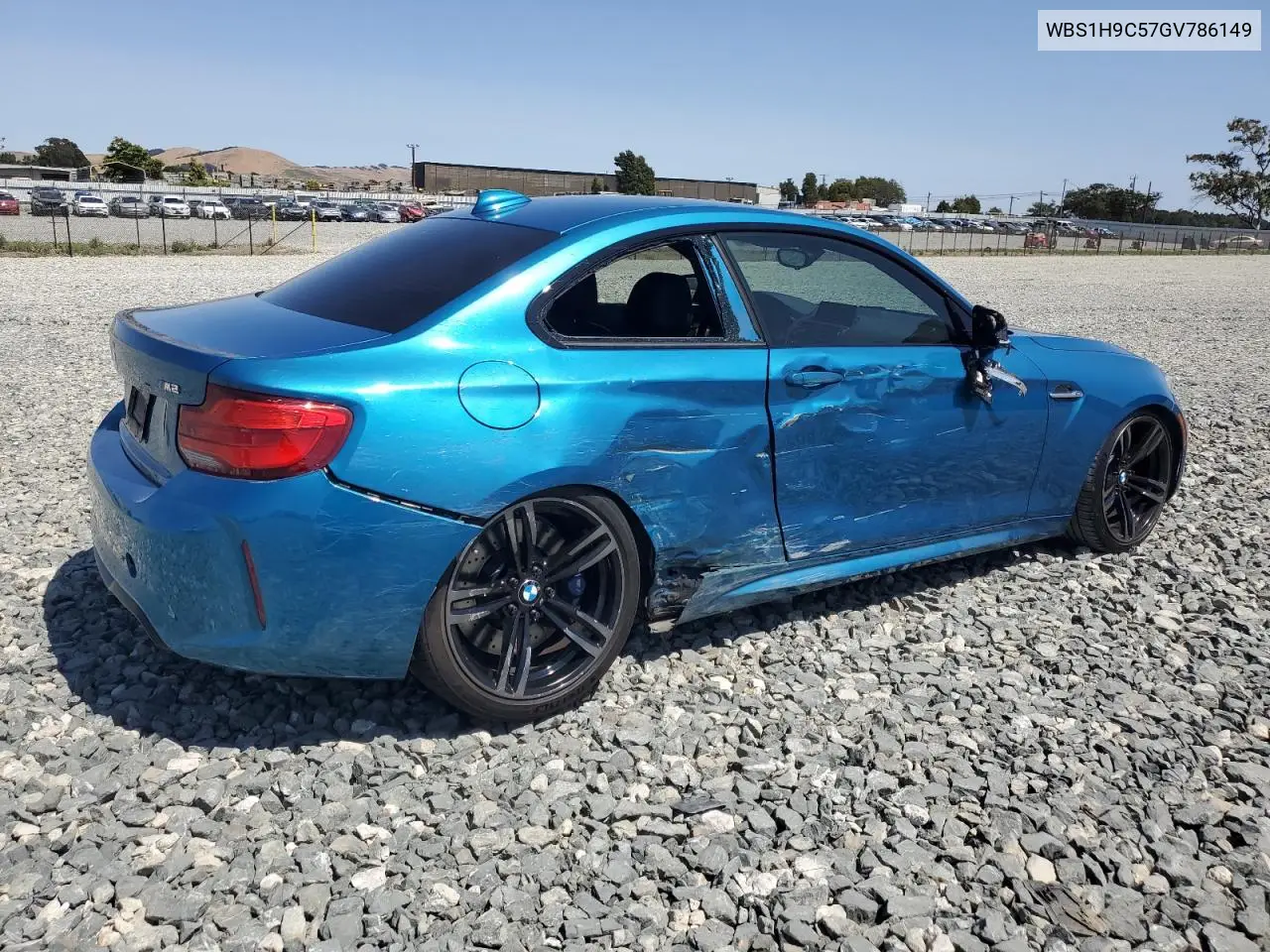 2016 BMW M2 VIN: WBS1H9C57GV786149 Lot: 62237915