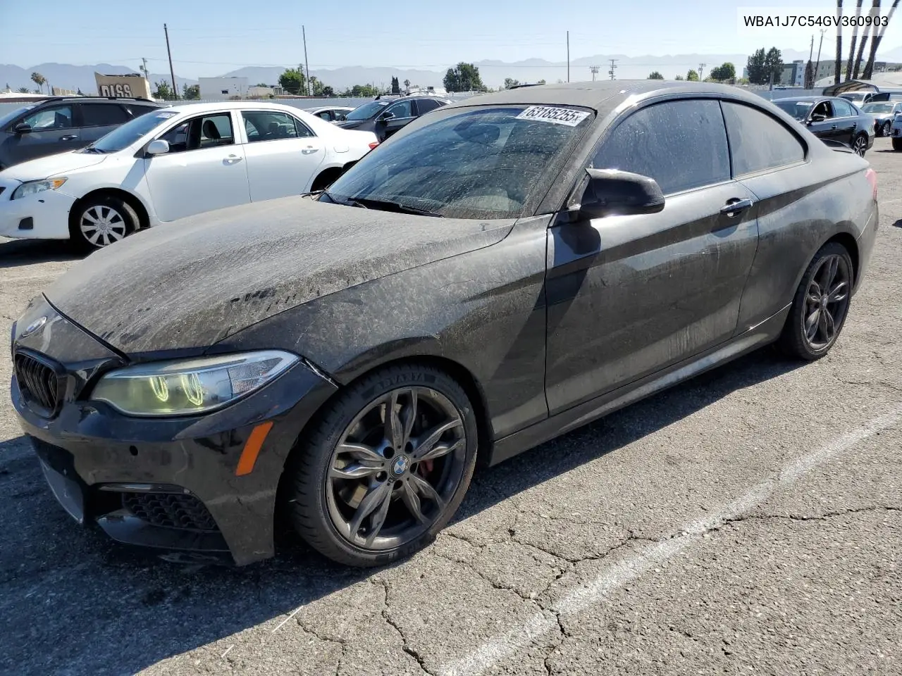 2016 BMW M235I VIN: WBA1J7C54GV360903 Lot: 63185255