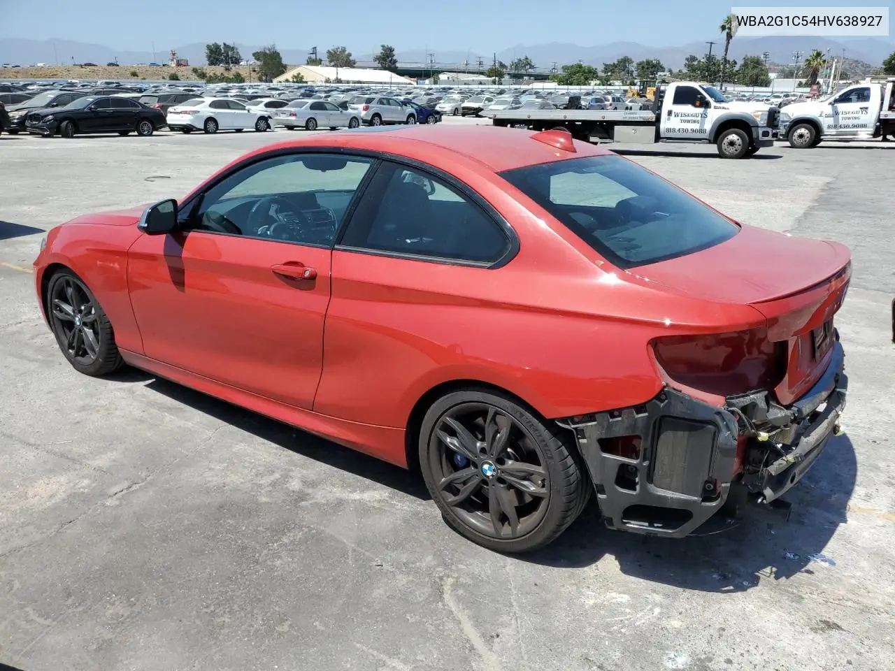2017 BMW M240I VIN: WBA2G1C54HV638927 Lot: 61210075