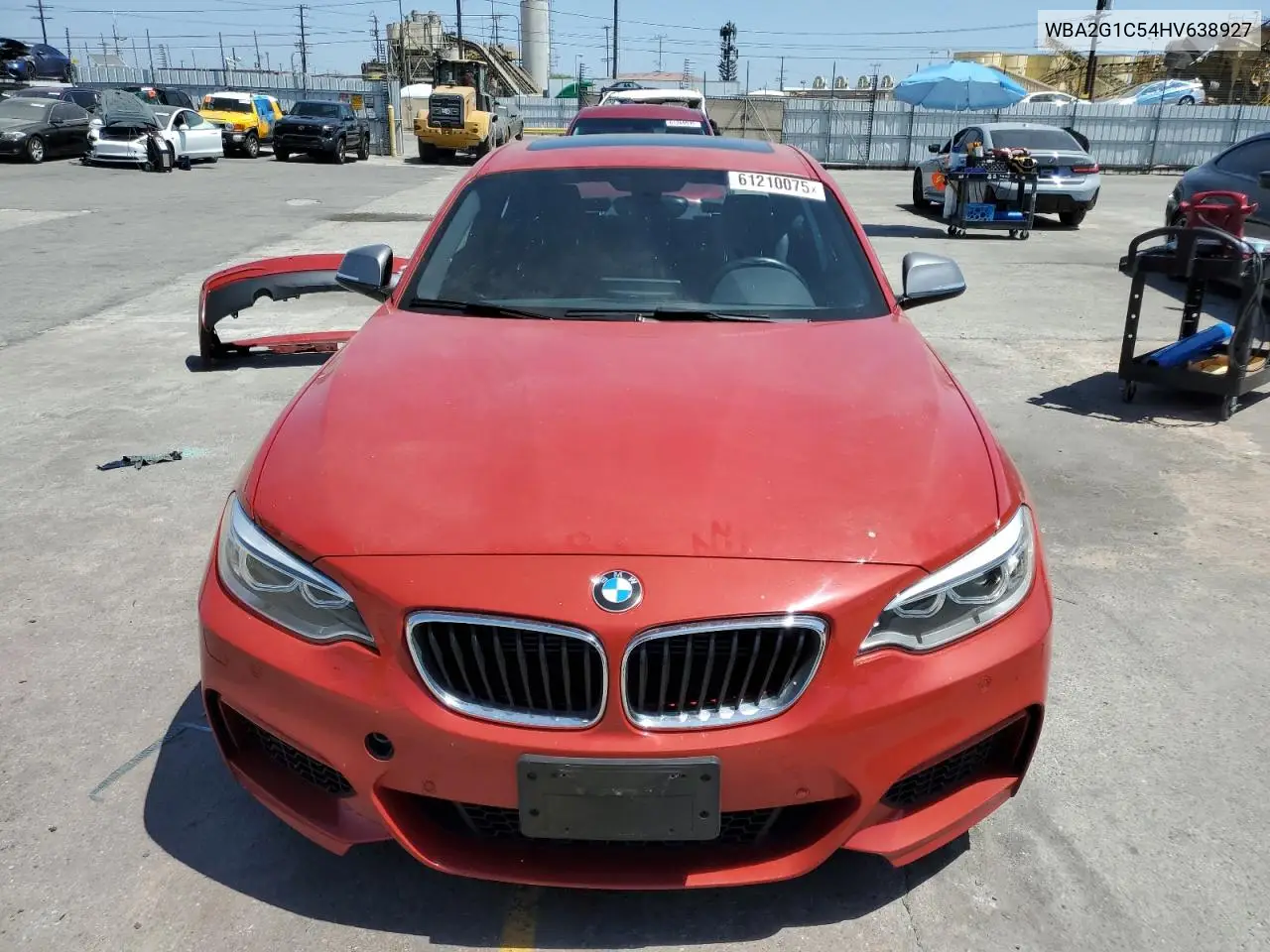 2017 BMW M240I VIN: WBA2G1C54HV638927 Lot: 61210075