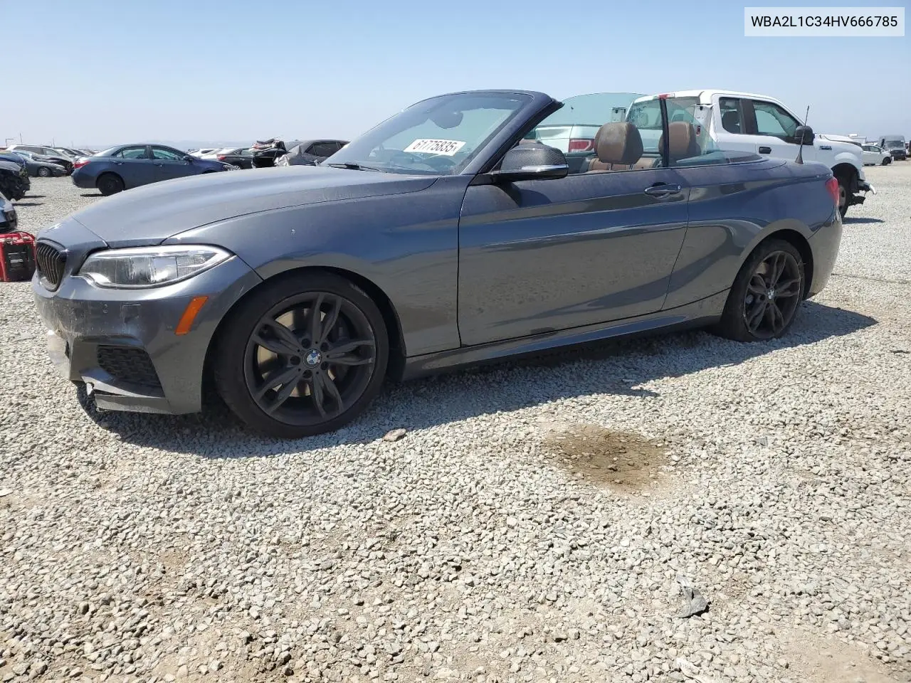 2017 BMW M240I VIN: WBA2L1C34HV666785 Lot: 61775835