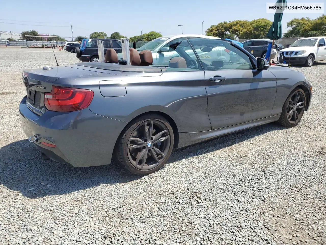 2017 BMW M240I VIN: WBA2L1C34HV666785 Lot: 61775835