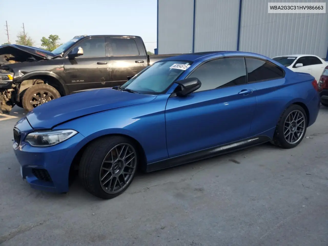 2017 BMW M240Xi VIN: WBA2G3C31HV986663 Lot: 62654615