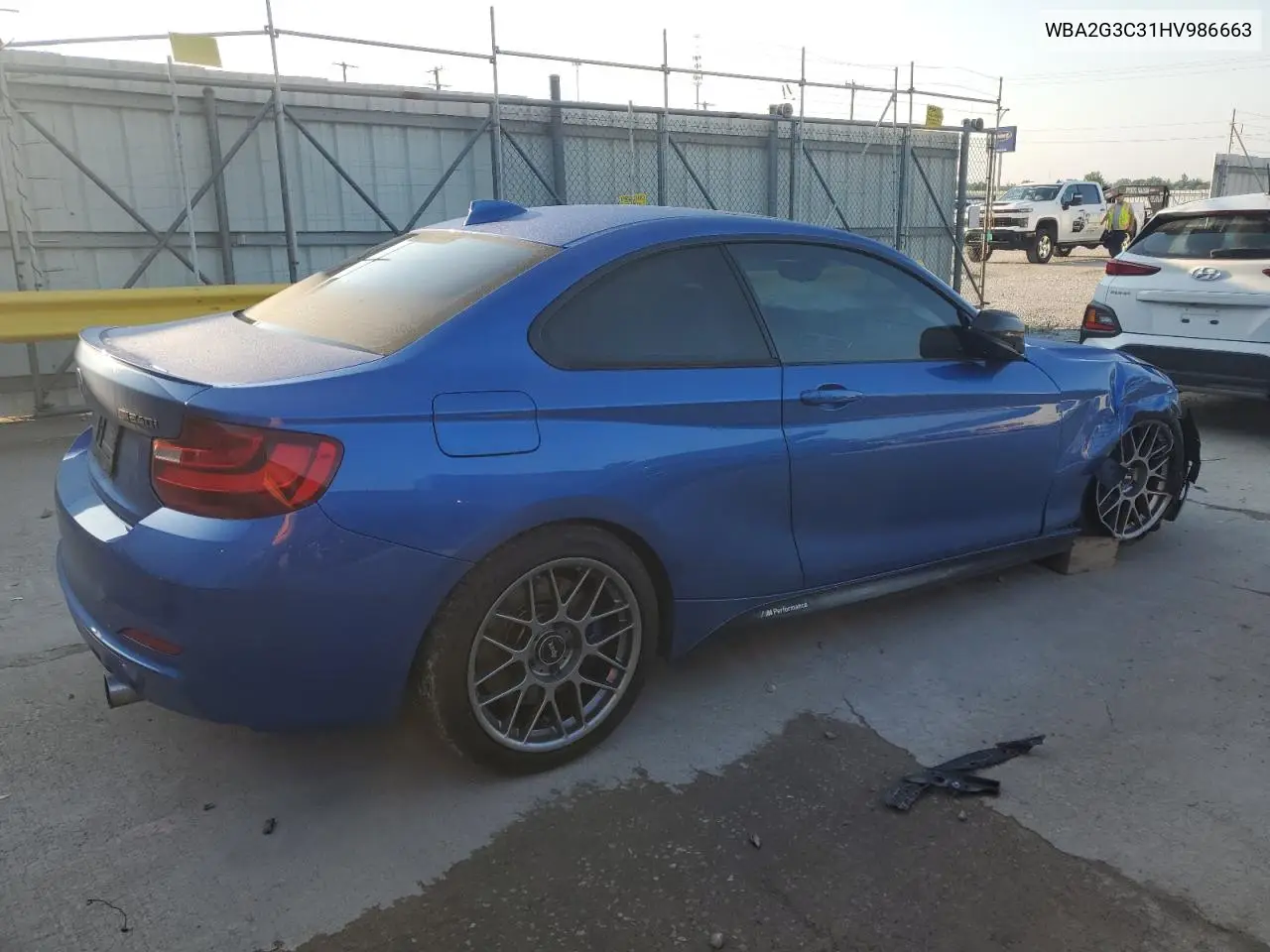 2017 BMW M240Xi VIN: WBA2G3C31HV986663 Lot: 62654615