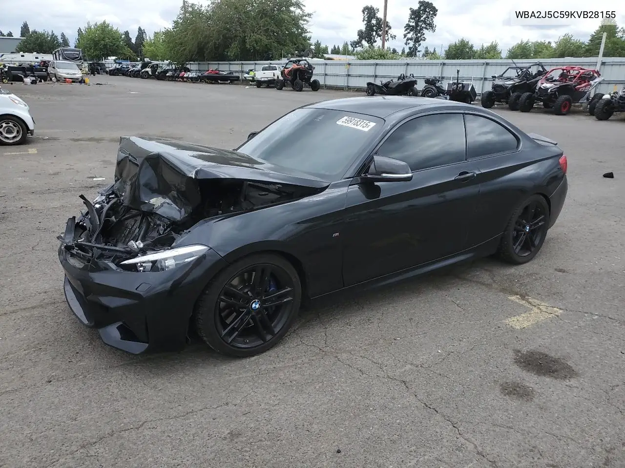 2019 BMW M240I VIN: WBA2J5C59KVB28155 Lot: 59918315
