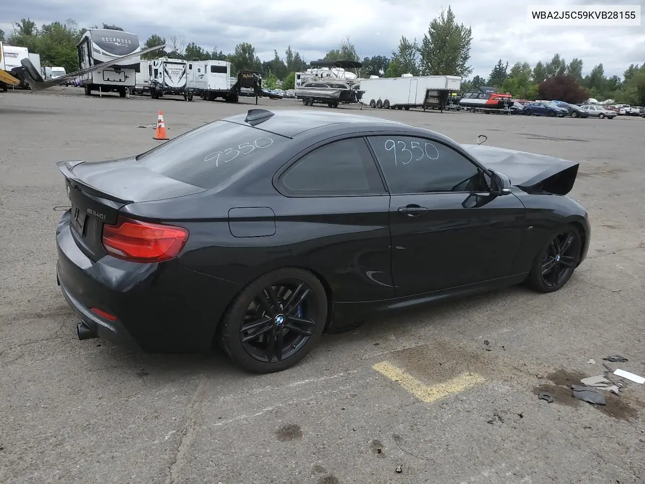 2019 BMW M240I VIN: WBA2J5C59KVB28155 Lot: 59918315