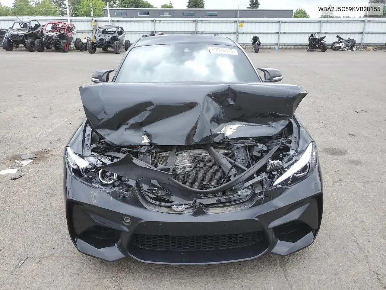 2019 BMW M240I VIN: WBA2J5C59KVB28155 Lot: 59918315
