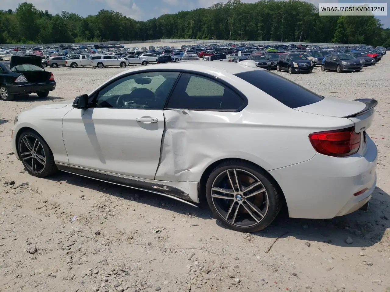 2019 BMW M240Xi VIN: WBA2J7C51KVD61250 Lot: 60999645