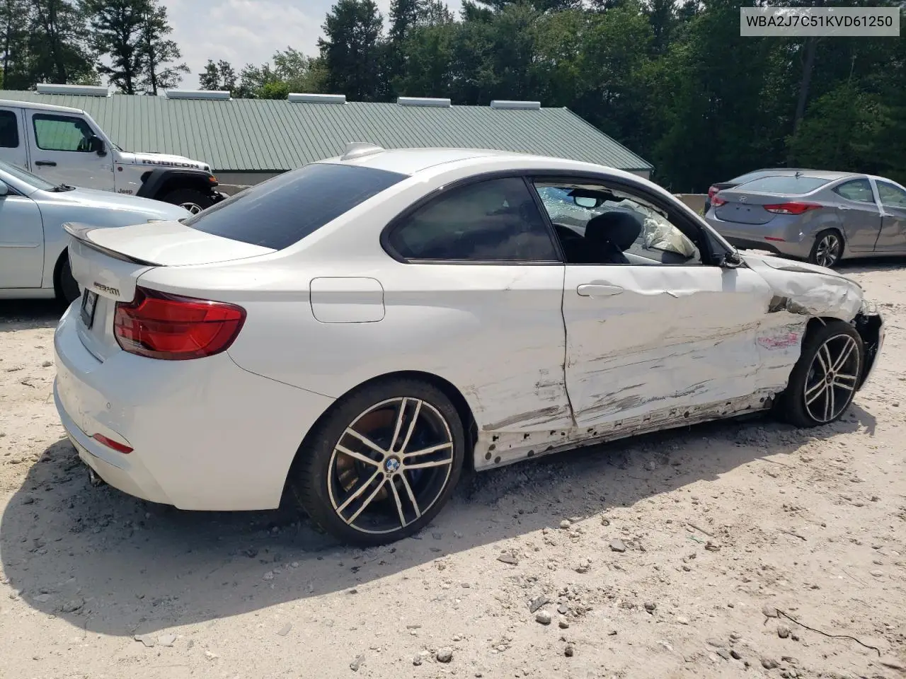 2019 BMW M240Xi VIN: WBA2J7C51KVD61250 Lot: 60999645