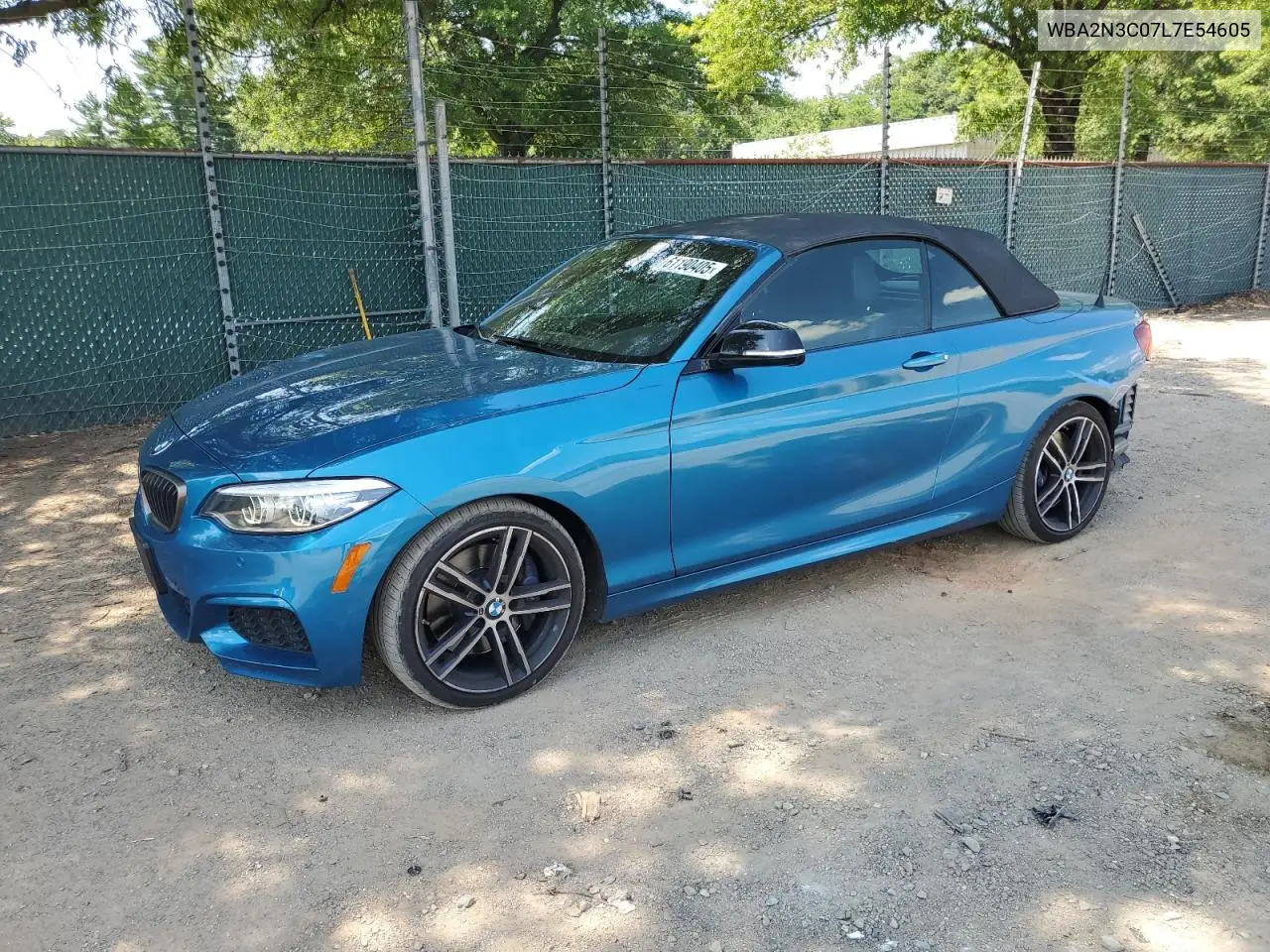 2020 BMW M240Xi VIN: WBA2N3C07L7E54605 Lot: 61190405