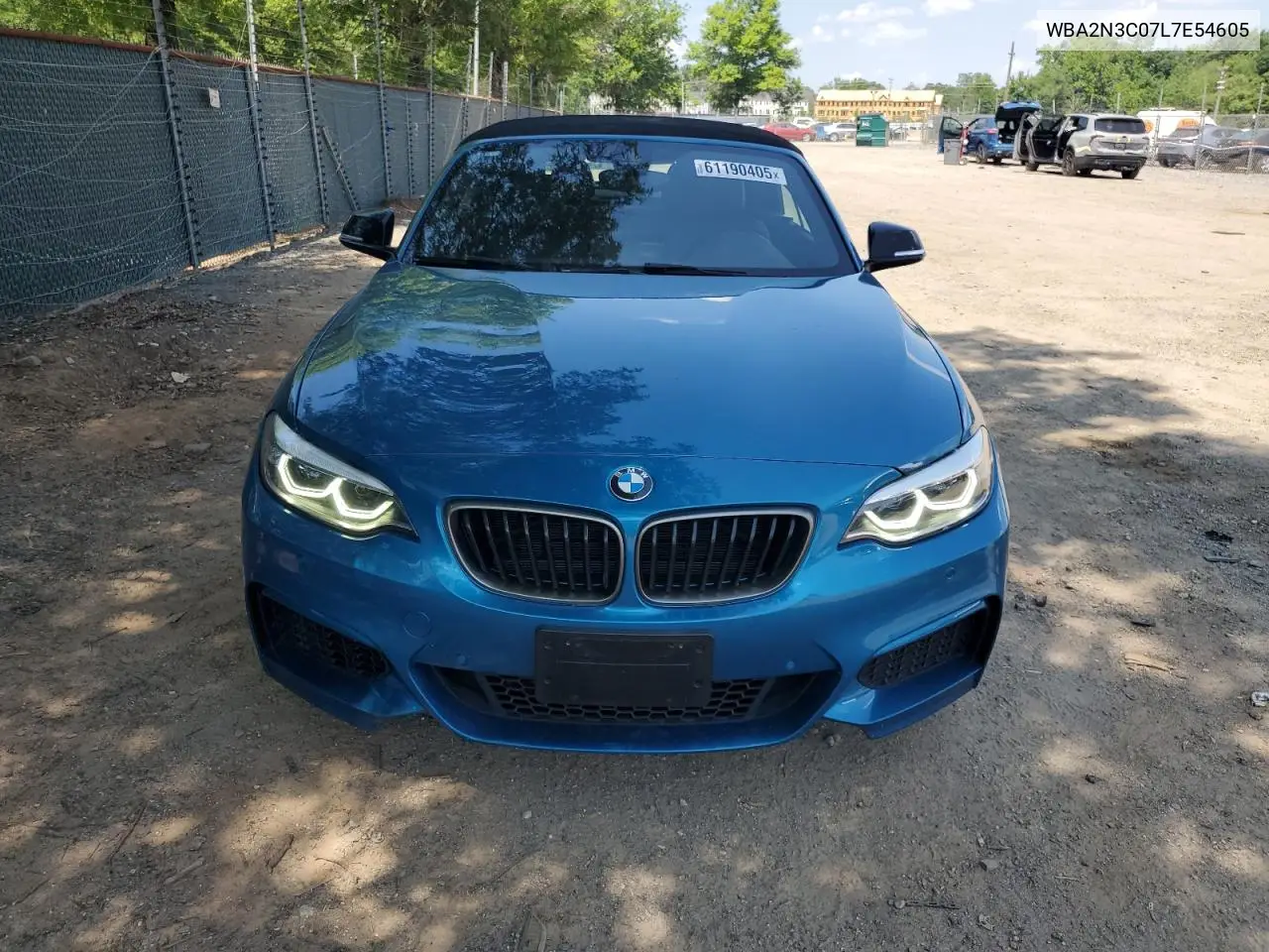 2020 BMW M240Xi VIN: WBA2N3C07L7E54605 Lot: 61190405