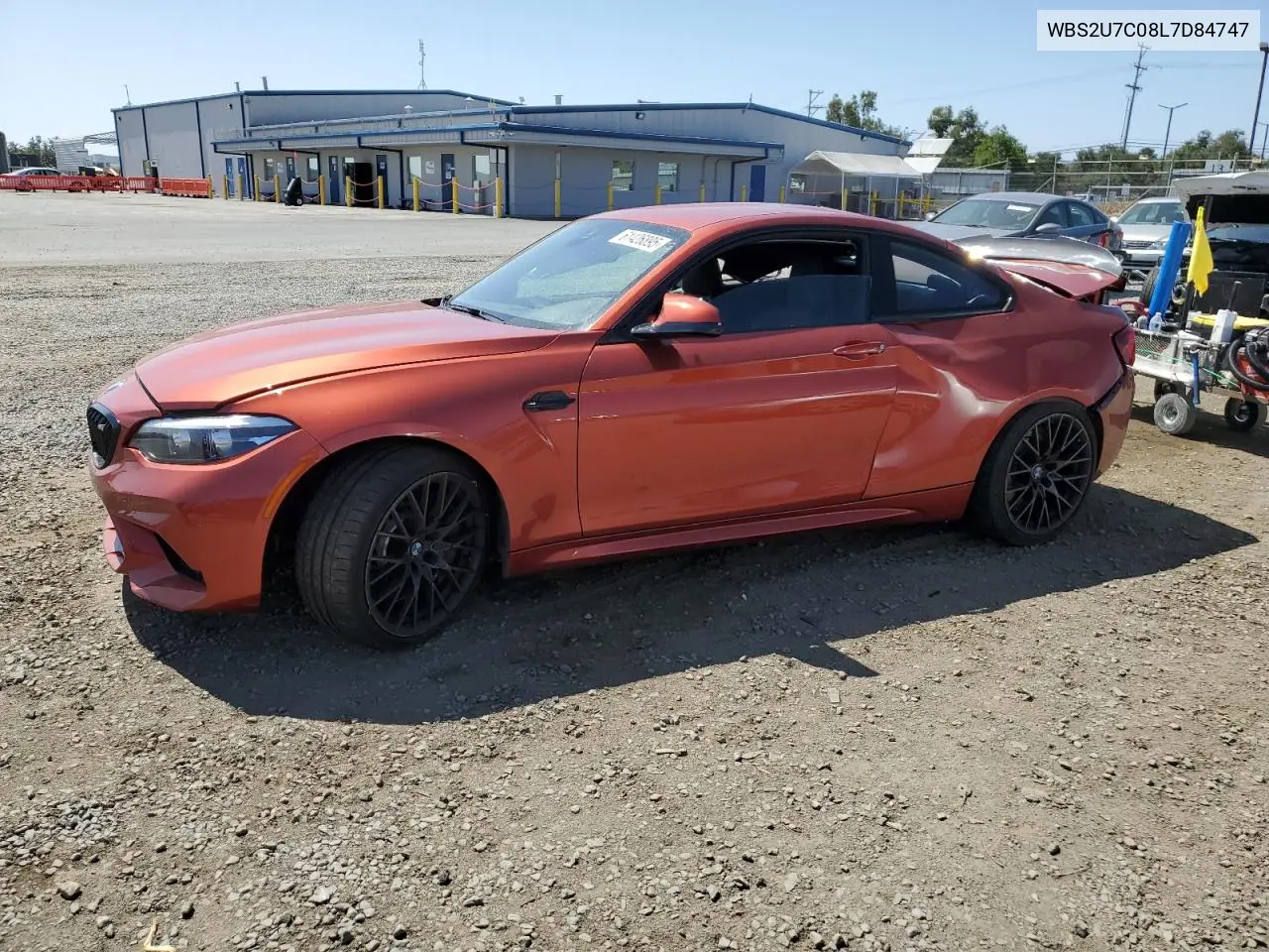 2020 BMW M2 Competition VIN: WBS2U7C08L7D84747 Lot: 61426895