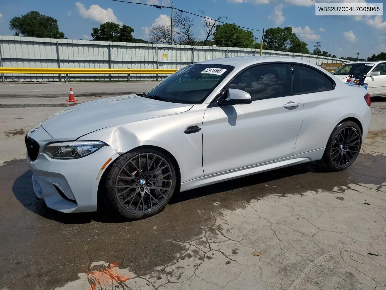 2020 BMW M2 Competition VIN: WBS2U7C04L7G05065 Lot: 62413365