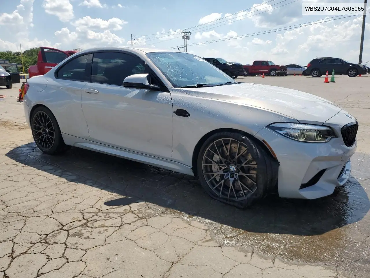 2020 BMW M2 Competition VIN: WBS2U7C04L7G05065 Lot: 62413365