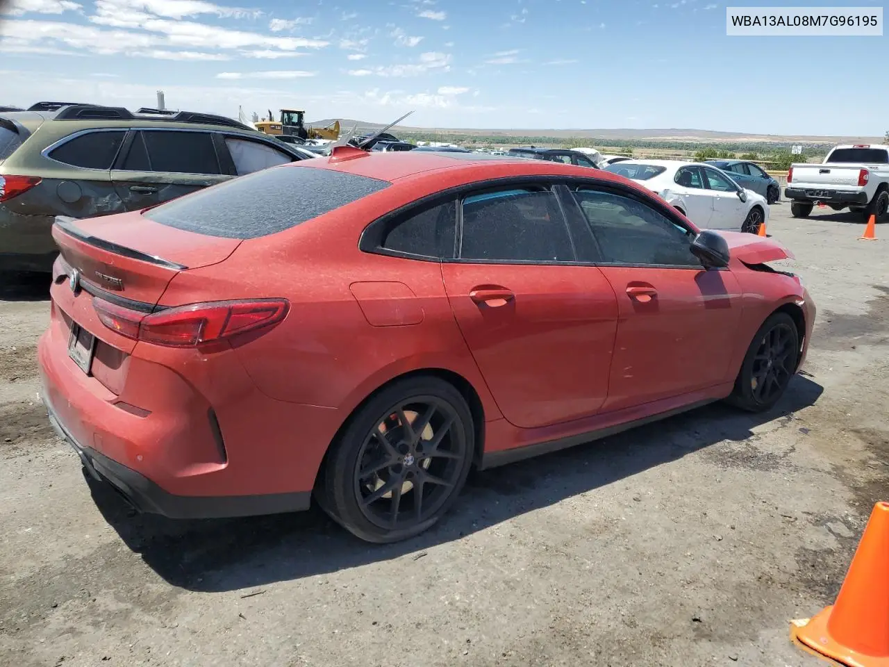 2021 BMW M235Xi VIN: WBA13AL08M7G96195 Lot: 61825605