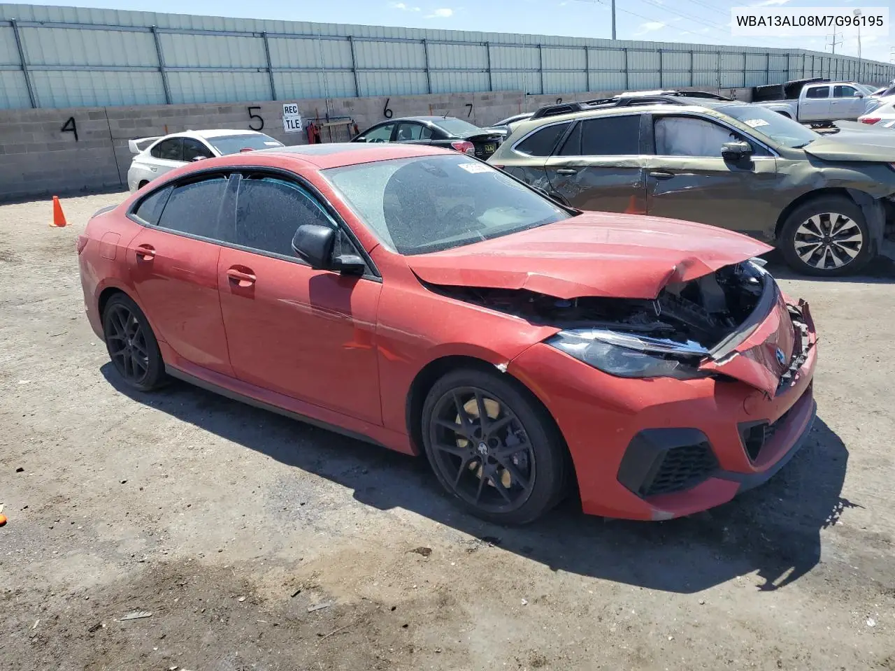 2021 BMW M235Xi VIN: WBA13AL08M7G96195 Lot: 61825605