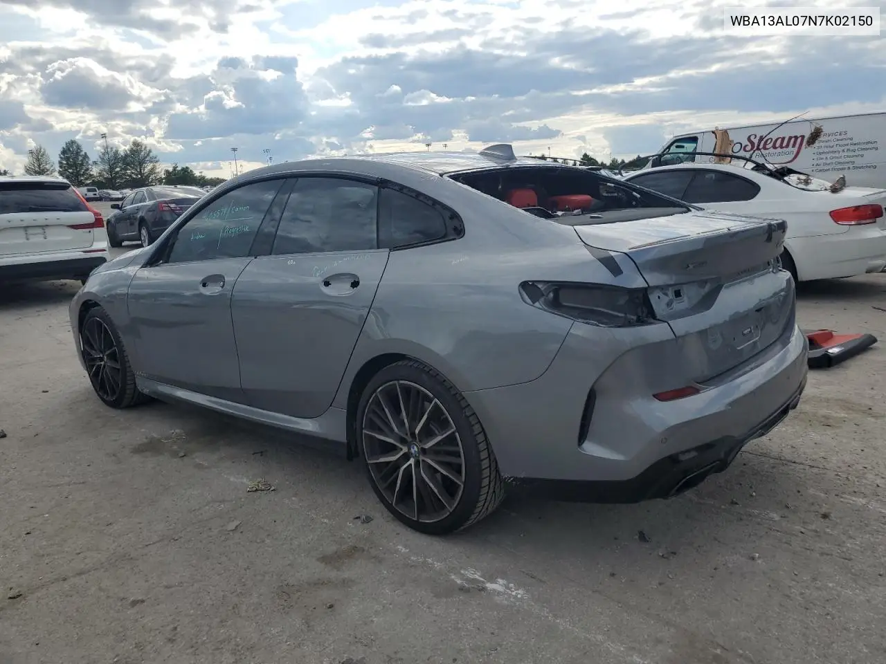 2022 BMW M235Xi VIN: WBA13AL07N7K02150 Lot: 56876565